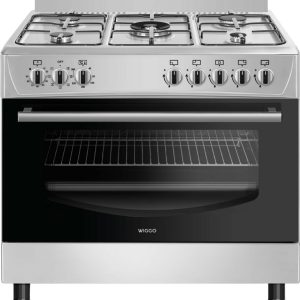 Wiggo WO‑E905R(XX) review: 5-pits gasfornuis, 110L oven