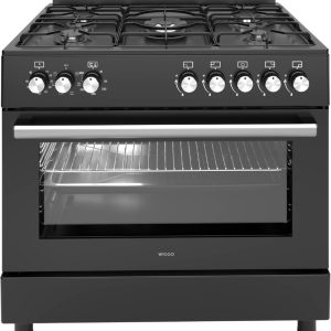 Wiggo WO-E906B(BB) review: 110 liter oven, vrijstaand gasfornuis