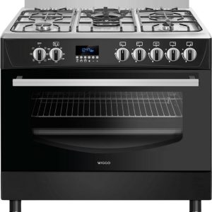 Wiggo WO‑E909R(BX) review: 90 cm gasfornuis met wokbrander