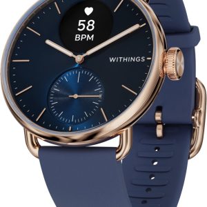 Withings ScanWatch 2 - 38mm - Hybride Smartwatch - Roségoud Blauw review: nauwkeurige hartmonitoring