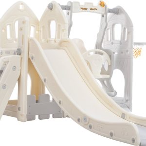 ZYLARO Speeltoestel, 5-in-1 kinderglijbaan review buitenspeelgoed
