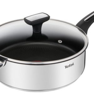 26 cm roestvrijstalen sauteerpan met deksel - tefal - e3003304 test inductie
