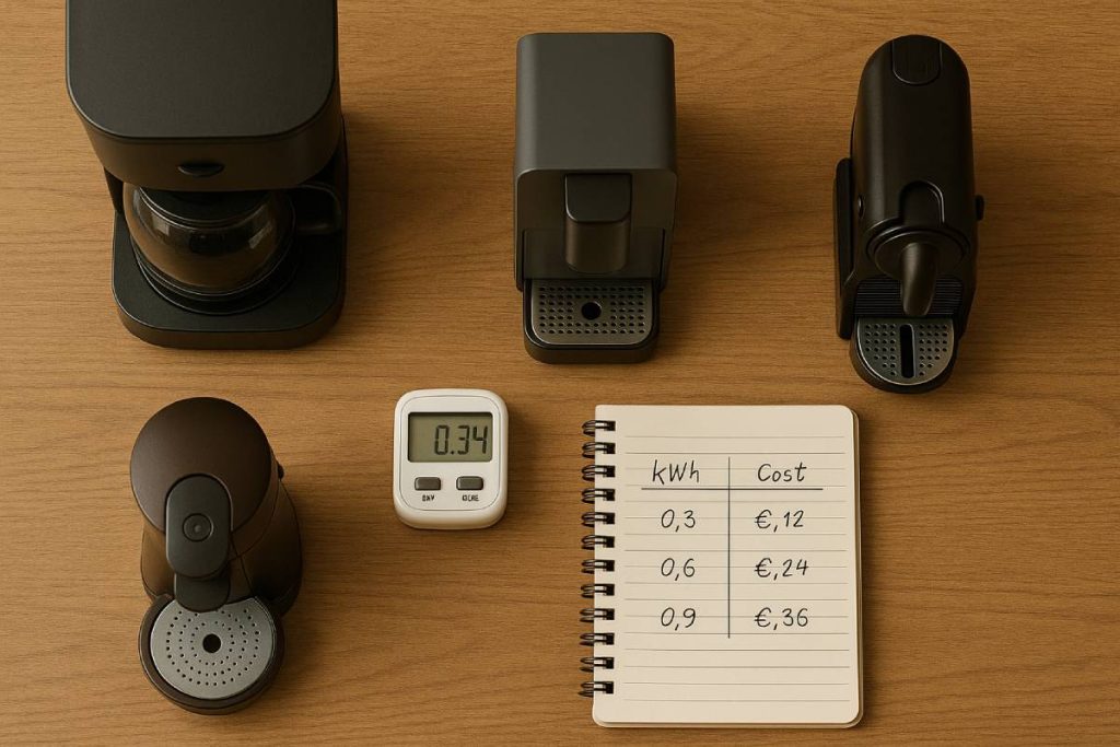 Energieverbruik van koffiezetapparaten uitgelegd