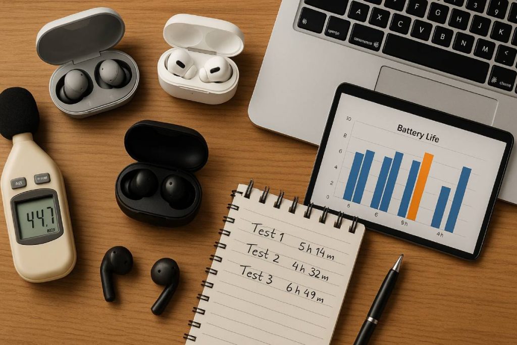 Hoe we de batterijduur getest hebben (methode & criteria)