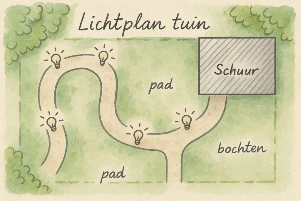 In 7 stappen naar een veilig verlicht tuinpad (praktisch stappenplan)