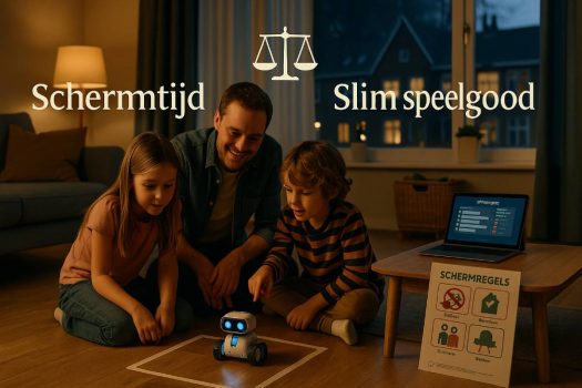 Schermtijd kinderen en slim speelgoed: zo vind je balans