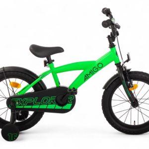 AMIGO Explorer Jongensfiets 16 Inch test: veilig remmen, duurzaam