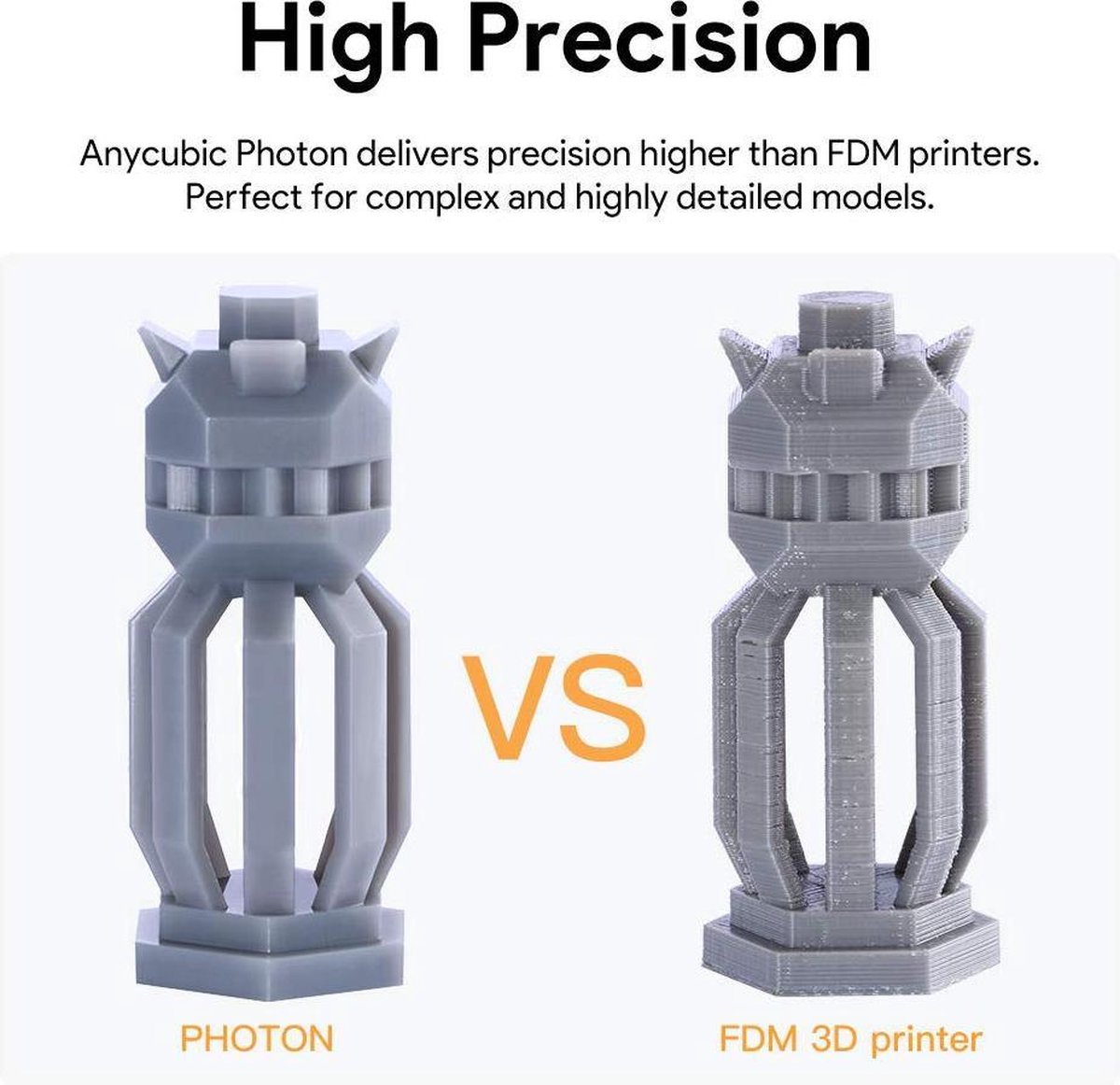 Anycubic 3D Photon - SLA/DLP UV resin 3D-Printer test: miniaturen