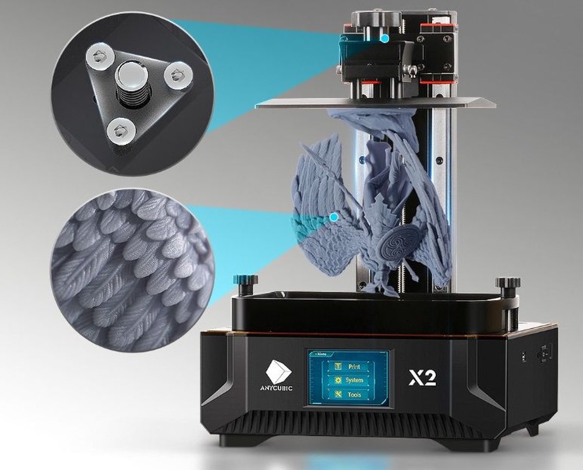 AnyCubic - PMX2B0BK-Y-O - 3D printer review: hoge printkwaliteit