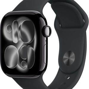 Apple Watch 11 - Wifi - 42mm - Jet Black Aluminium Case with Black Sport Band - S/M review: slaaptracking, smartwatch