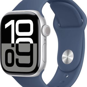 Apple Watch S10 GPS 42mm Silver - Denim SB M/L test batterijduur