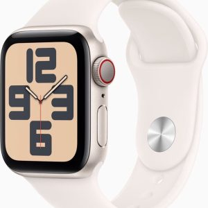Apple Watch SE 2024 GPS + Cellular 40mm Starlight Aluminium Case with Starlight Sport Band - S/M review: smartwatch voor bellen zonder iPhone