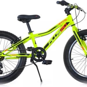Aurelia Plus - 20 Inch - Mountainbike - Kids Fatbike - Lime/Zwart - 6 Versnellingen test: offroad grip