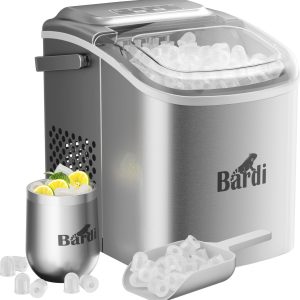 Bardi Deluxe IJsblokjesmachine review: 9 blokjes in 8 min, RVS