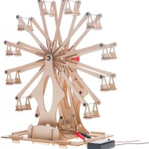 Bouwpakket Science Kit Elektrisch Reuzenrad- hout test voor STEM