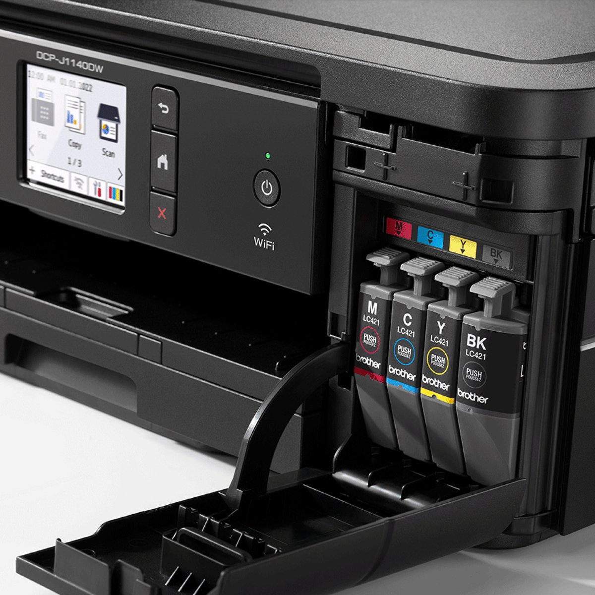 Brother DCP-J1140DW - All-In-One Inkjetprinter - Zwart test wifi
