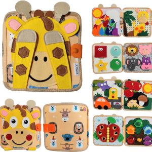 Busy Board Book Montessori Speelgoed test: sensorisch in de auto