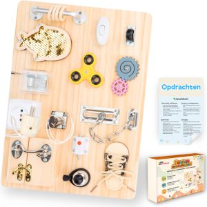 Busy Board review: montessori speelbord voor fijne motoriek