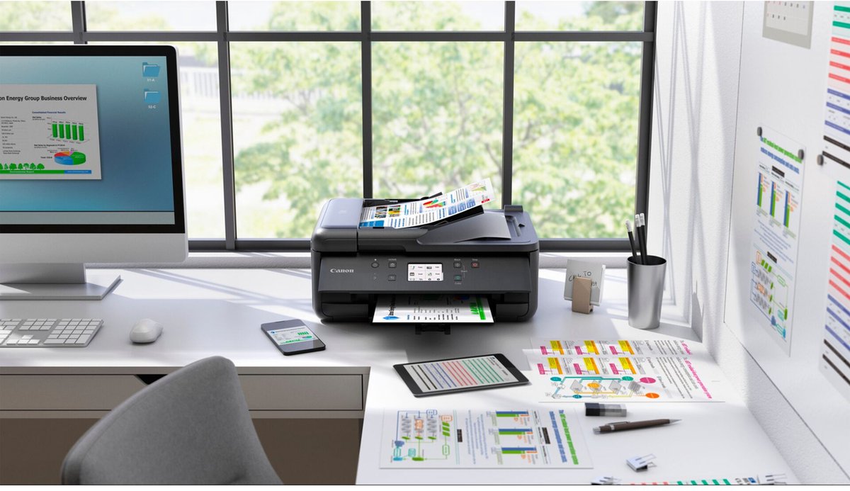 Canon PIXMA TR7650 - All-in-One Inkjetprinter - Zwart test duplex