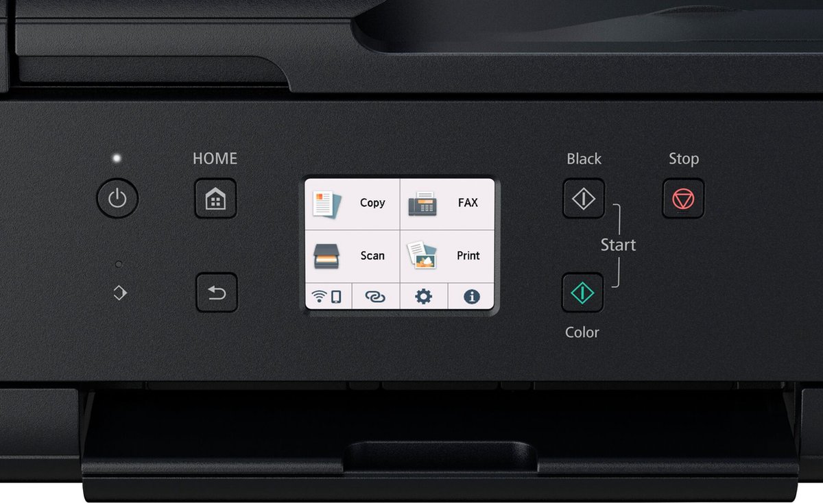 Canon PIXMA TR7650 - All-in-One Inkjetprinter - Zwart test duplex