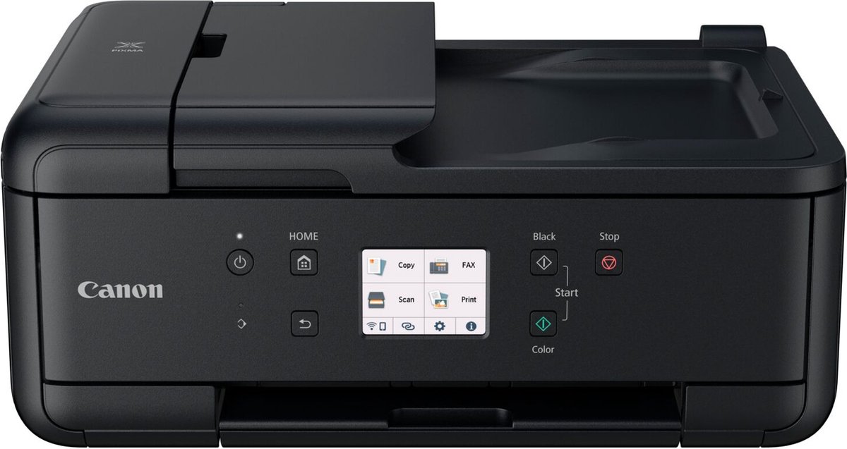 Canon PIXMA TR7650 - All-in-One Inkjetprinter - Zwart test duplex