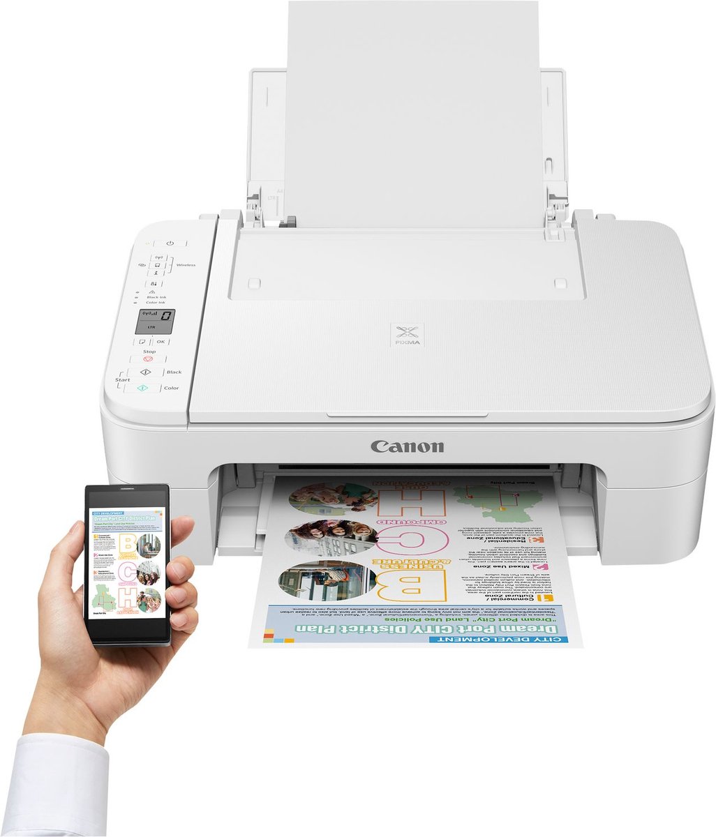 Canon PIXMA TS3351 - All-In-One Printer - Wit review wifi-printen
