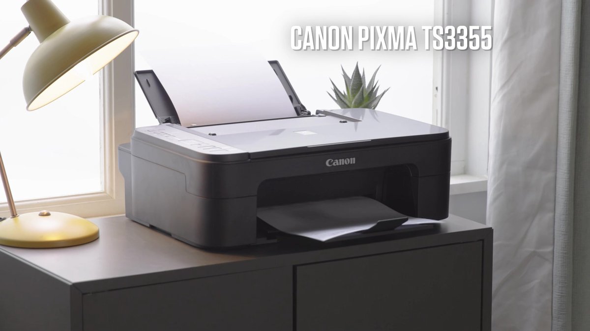 Canon PIXMA TS3355 - All-in-One Inkjetprinter - Zwart test wifi