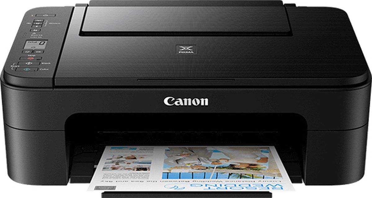 Canon PIXMA TS3355 - All-in-One Inkjetprinter - Zwart test wifi