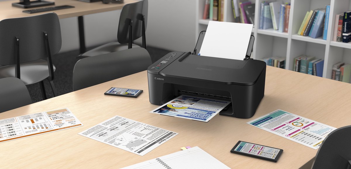Canon PIXMA TS3750i - All-In-One Inkjetprinter - Zwart test wifi