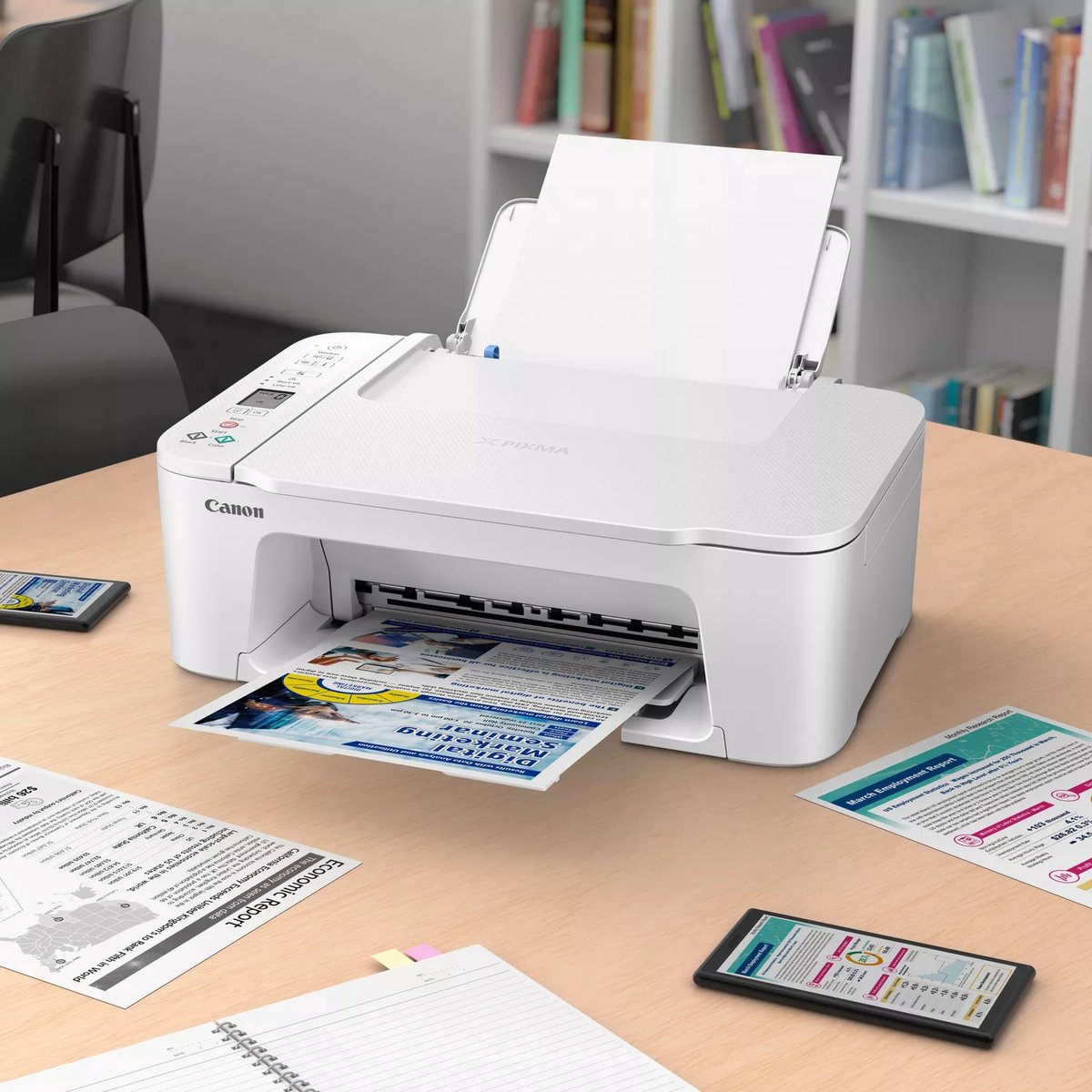 Canon PIXMA TS3751i - All-in-One Inkjetprinter - Wit test Wi-Fi