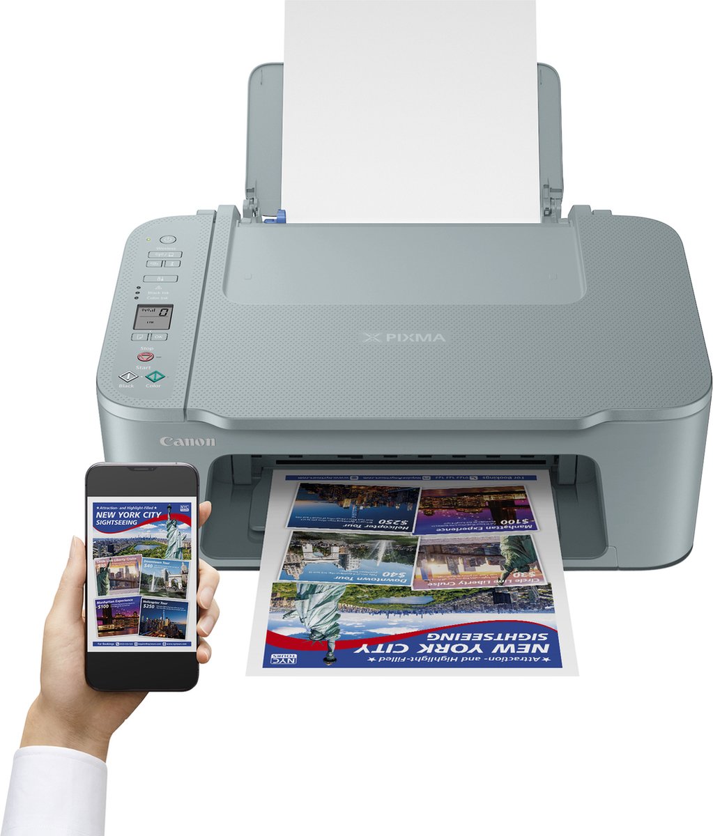 Canon PIXMA TS3752i - All-In-One Inkjetprinter - Blauw test: wifi