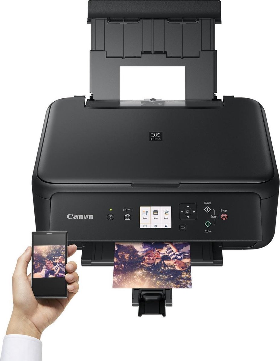 Canon PIXMA TS5150 - All-in-One Inkjetprinter - Zwart test duplex