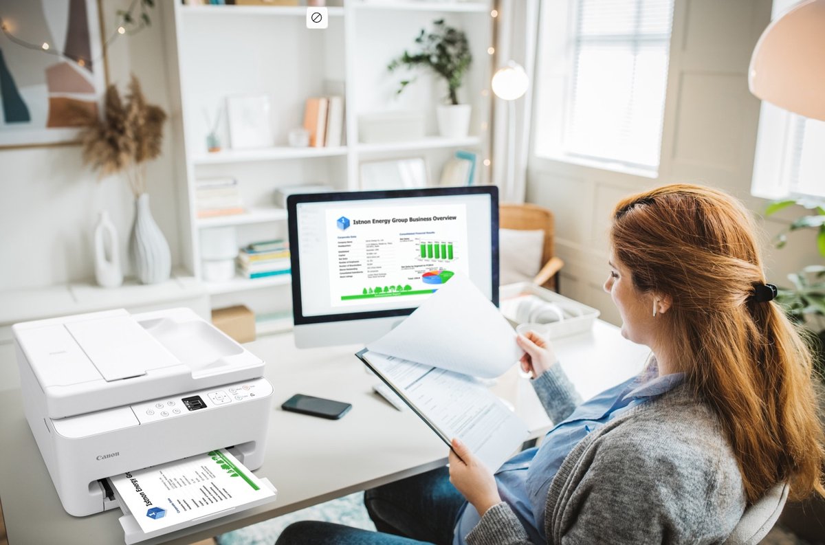 Canon PIXMA TS7550i - All-in-One Inkjetprinter - Wit test wifi