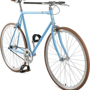 Cheetah Prey 1sp Blue 59 fixed gear /Single speed bike test: snel