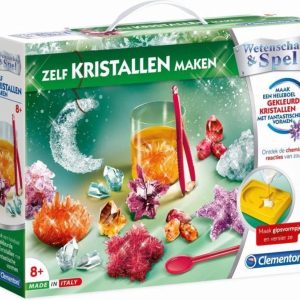 Clementoni Wetenschap & Spel - Zelf Kristallen Maken - Experimenteerdoos - Educatief Speelgoed 8+ Jaar review: kristallen kweken thuis, STEM speelgoed