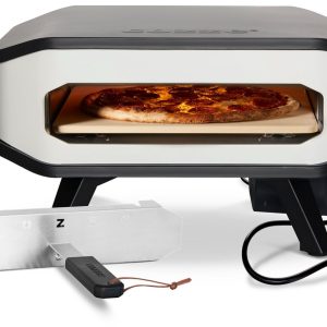 Cozze® 13" Elektrische Pizzaoven met voordeur test snel warm, BBQ
