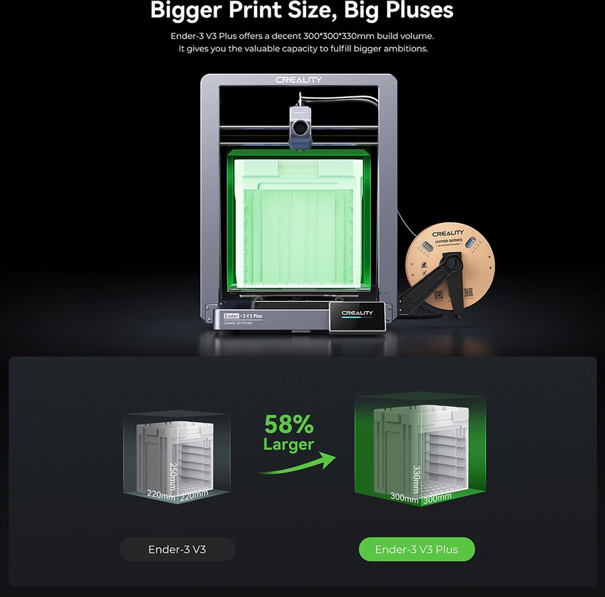 Creality - Ender-3 V3 Plus - 3D printer test: snelle FDM prints