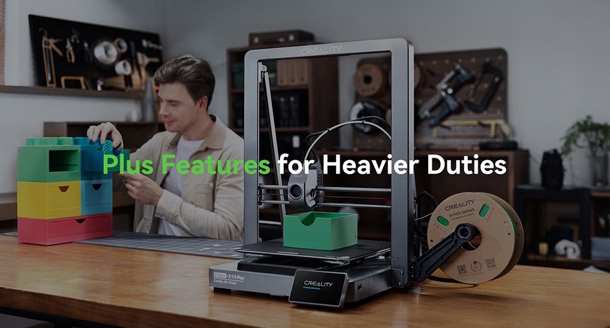 Creality - Ender-3 V3 Plus - 3D printer test: snelle FDM prints