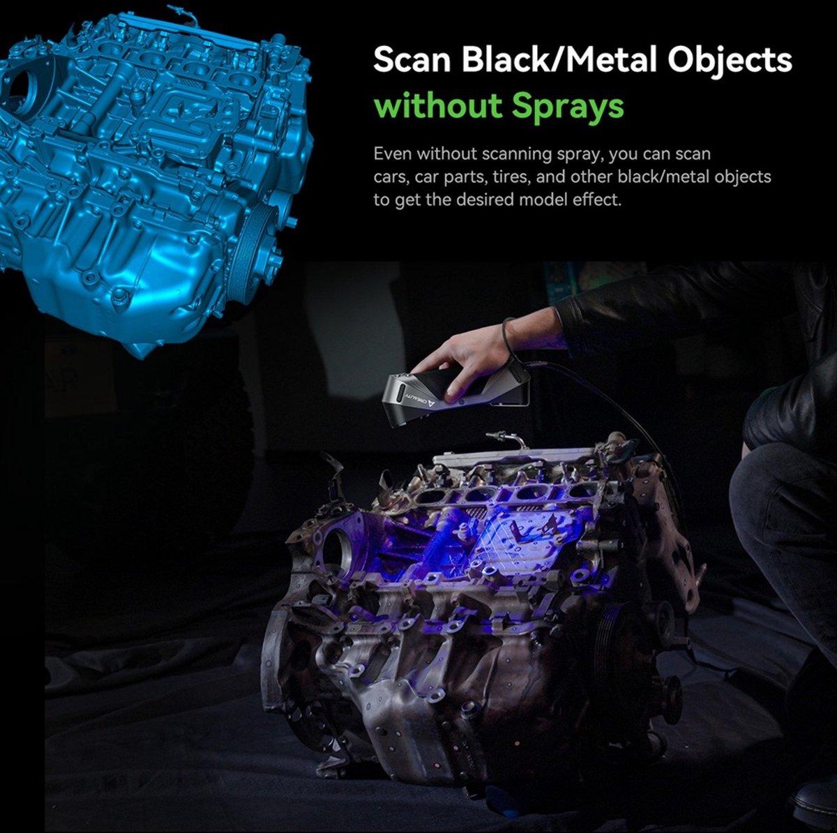 Creality Raptor 3D scanner review: 0,02 mm precisie voor CAD