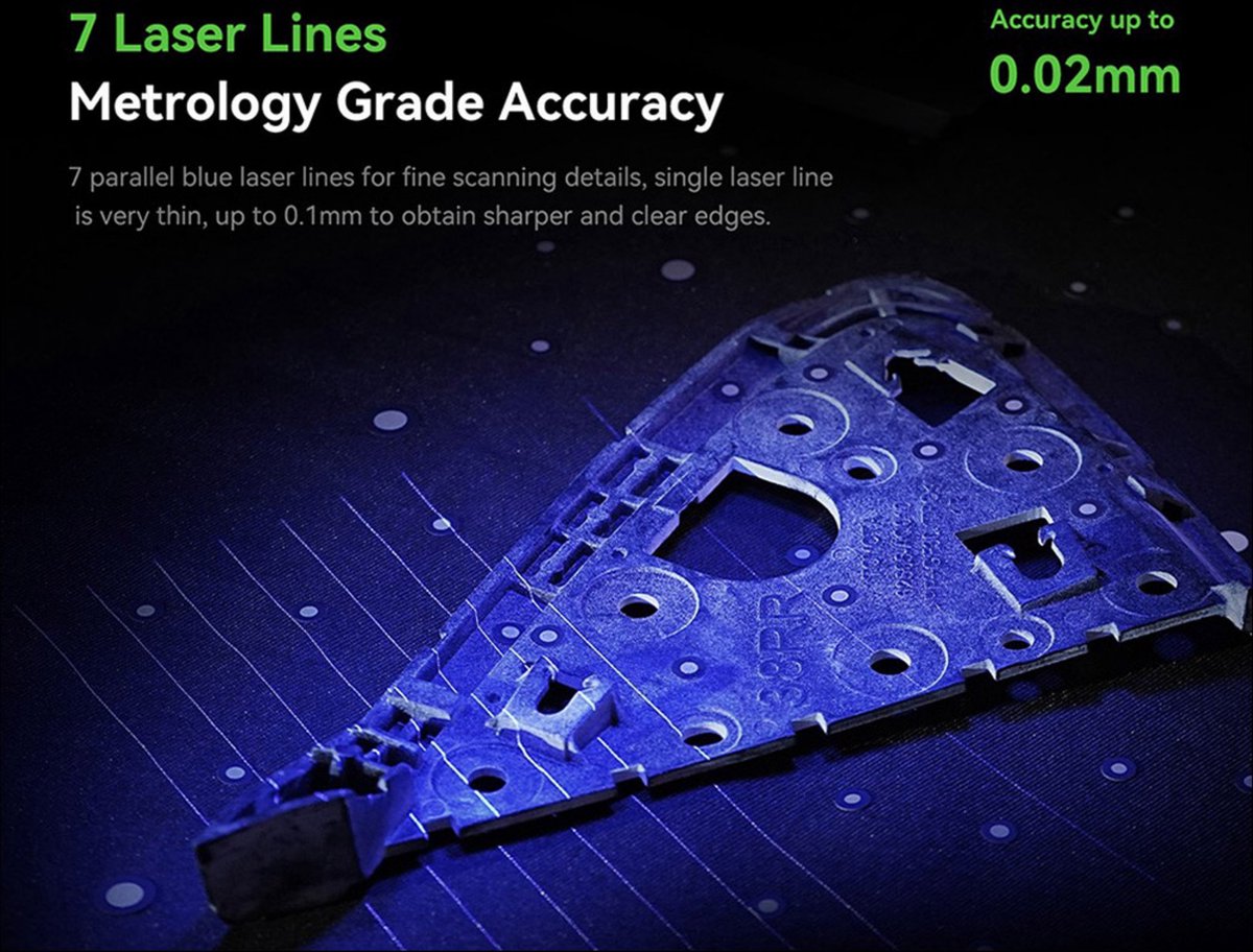 Creality Raptor 3D scanner review: 0,02 mm precisie voor CAD