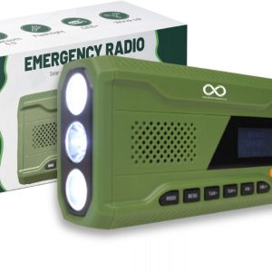 DAB+ Noodradio met Zonnepaneel en Handslinger review: noodstroom