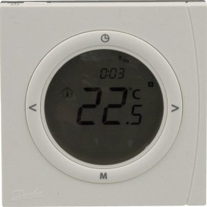 Danfoss thermostaat digitaal programmeerbaar op batterijen (type RET2001B) test: energiebesparing