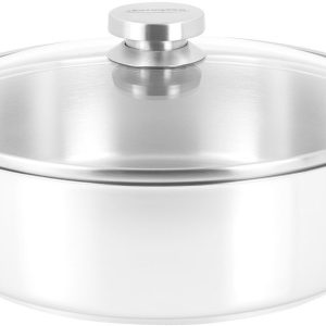 Demeyere Apollo Hapjespan - Met Glasdeksel - Ø28 CM test braden