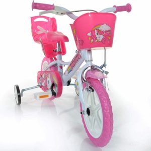 Dino Bikes Kinderfiets Unicorn 12" roze review voor peuters