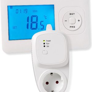 Draadloze programmeerbare thermostaat RF-OPTIMA inclusief PLUG in ontvanger-Penaarde (BE) review: lagere stookkosten, smart home