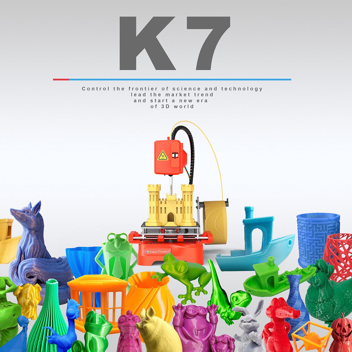 Easythreed K7 Desktop Mini 3D-Printer review: budget instapmodel