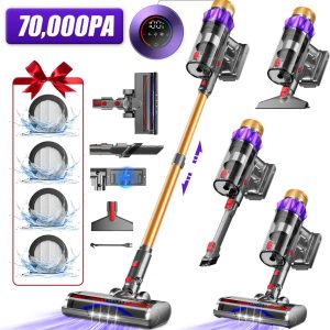 Elekiatech Steelstofzuiger Draadloos review: 70000Pa zuigkracht