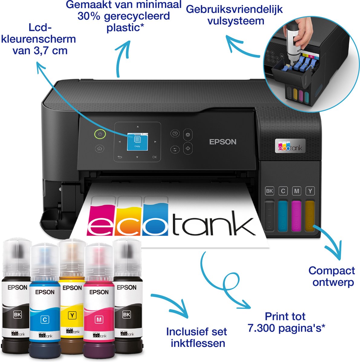 Epson EcoTank ET-2840 review: lage printkosten, wifi-printer