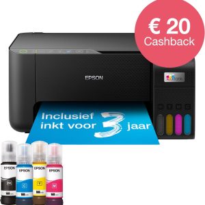 Epson EcoTank ET-2860 - All-in-One Inkttank Printer- Zwart test zuinig, Wi-Fi