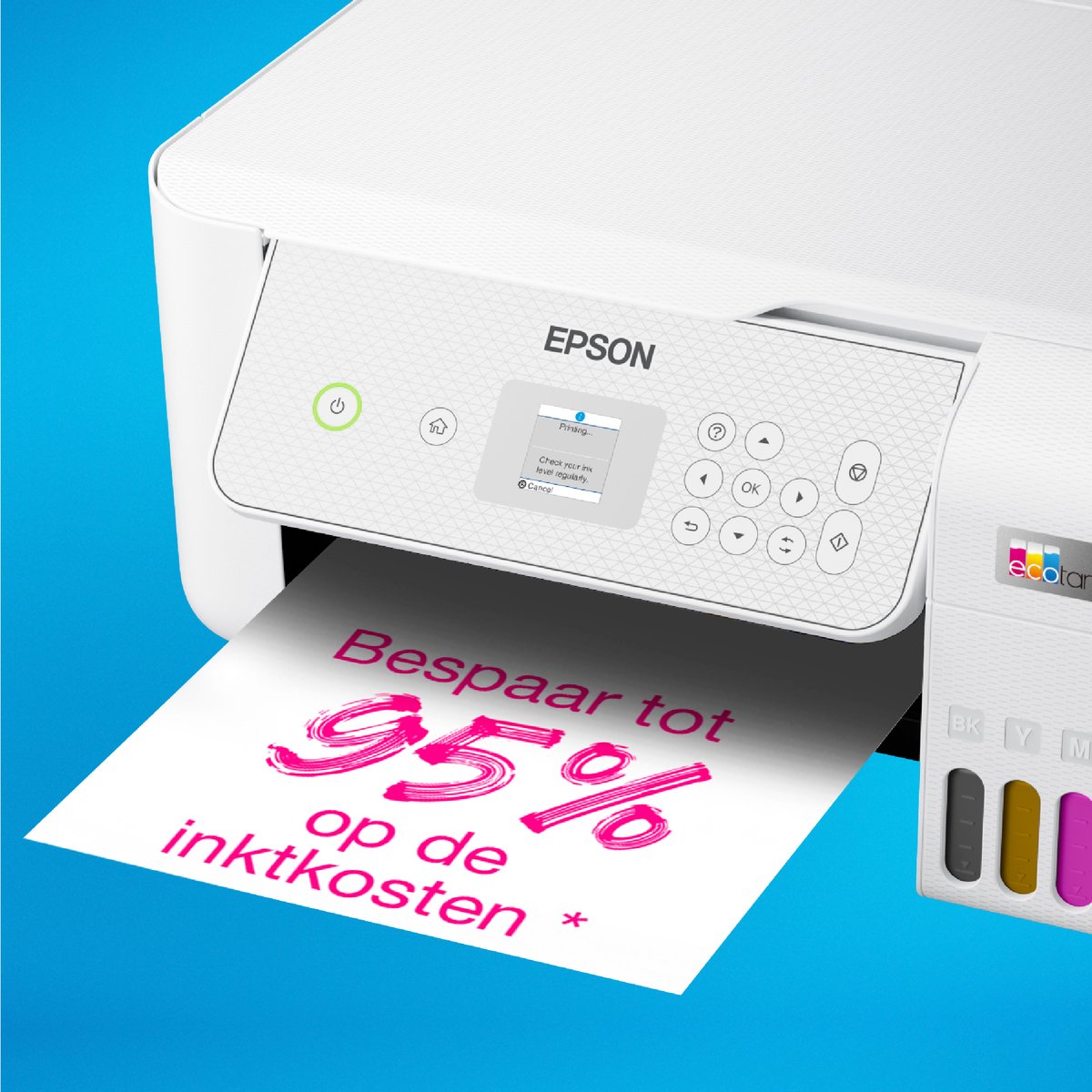 Epson EcoTank ET-2876 review: tot 3 jaar inkt, inkttank printer
